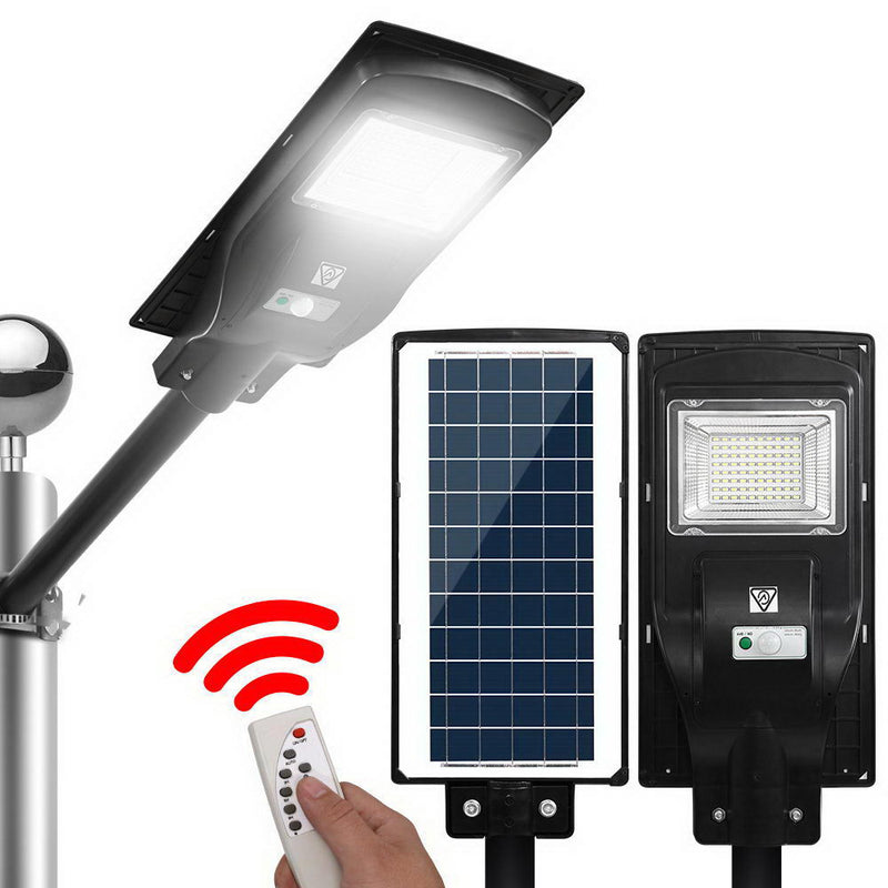 LED Solar Street Flood Light Motion Sensor Remote Outdoor Garden Lamp Lights 90W - Coll Online