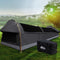 Weisshorn Double Swag Camping Swags Canvas Tent Deluxe Dark Grey Large Bag