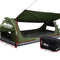 Weisshorn Swag King Single Camping Swags Canvas Free Standing Dome Tent Celadon with 7CM Mattress - Coll Online