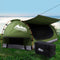 Weisshorn Swag King Single Camping Swags Canvas Free Standing Dome Tent Celadon with 7CM Mattress - Coll Online