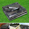 Instahut 6x9m Canvas Tarp Heavy Duty Camping Poly Tarps Tarpaulin Cover Camouflage - Coll Online