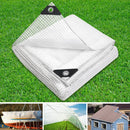 Instahut 4x6m Heavy Duty Poly Tarps Tarpaulin Camping Cover Clear - Coll Online