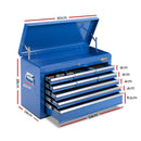 Giantz 14 Drawers Toolbox Chest Cabinet Mechanic Trolley Garage Tool Storage Box - Coll Online