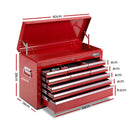 Giantz 14 Drawers Toolbox Chest Cabinet Mechanic Trolley Garage Tool Storage Box - Coll Online