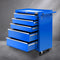 Giantz 5 Drawer Mechanic Tool Box Storage Trolley - Blue - Coll Online