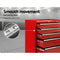 Giantz 5 Drawer Mechanic Tool Box Storage Trolley - Red - Coll Online