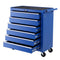 Giantz Tool Box Trolley Chest Cabinet 6 Drawers Cart Garage Toolbox Set Blue - Coll Online