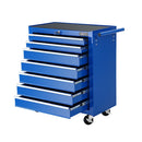 Giantz Tool Chest and Trolley Box Cabinet 7 Drawers Cart Garage Storage Blue - Coll Online