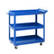 Giantz Tool Cart 3 Tier Parts Steel Trolley Mechanic Storage Organizer Blue - Coll Online