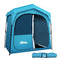 Weisshorn Pop Up Camping Shower Tent Portable Toilet Outdoor Change Room Blue - Coll Online