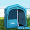 Weisshorn Pop Up Camping Shower Tent Portable Toilet Outdoor Change Room Blue - Coll Online