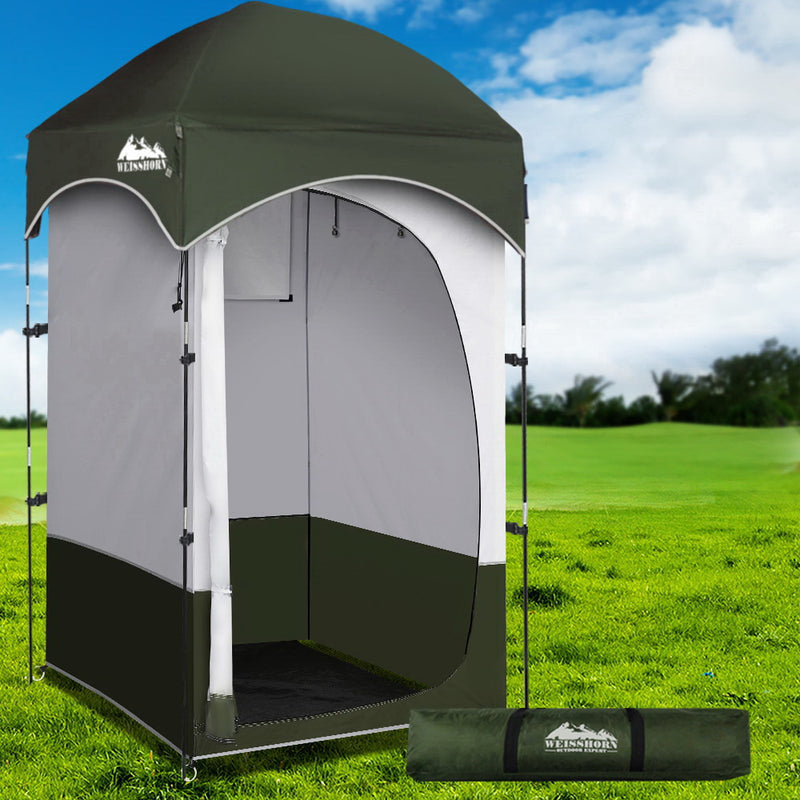 Weisshorn Shower Tent Outdoor Camping Portable Changing Room Toilet Ensuite - Coll Online