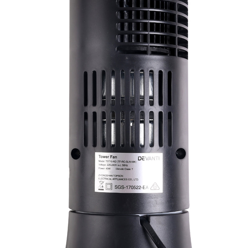 Devanti Portable Cross Flow Tower Fan - Black - Coll Online