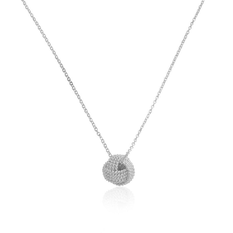 Tiffany & Co. Tiffany Twist Knot Pendant (Sterling Silver, 16" Chain)