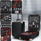 816pcs Tool Kit Trolley Case Mechanics Box Toolbox Portable DIY Set BK - Coll Online