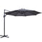 Instahut 3M Roma Outdoor Furniture Garden Umbrella 360 Degree Charcoal - Coll Online