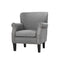 Artiss Armchair Accent Chair Retro Armchairs Lounge Accent Chair Single Sofa Linen Fabric Seat Grey - Coll Online
