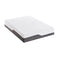 Casa Decor Memory Foam Luxe Hybrid Mattress Cool Gel 25cm Depth Medium Firm - Double - White  Charcoal Grey