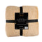 Royal Comfort Plush Blanket Throw Warm Soft Super Soft Large 220cm x 240cm  Camel