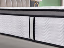 Ergopedic Mattress 5 Zone Latex Pocket Spring Mattress In A Box 30cm - Single - White  Grey  Black