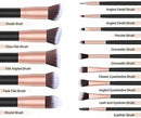 Premium Makeup Brushes 16 Pieces (Synthetic Bristle Brush,Eyeshadow Brush Kit and Powder Makeup)