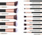 Premium Makeup Brushes 16 Pieces (Synthetic Bristle Brush,Eyeshadow Brush Kit and Powder Makeup)