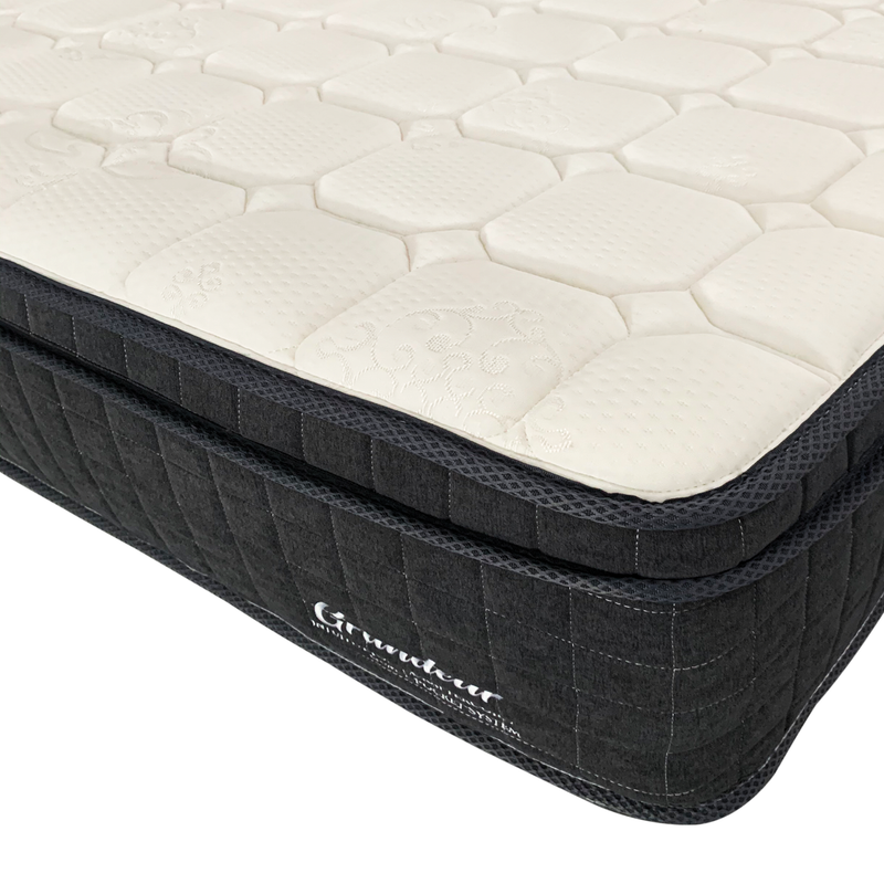 Grandeur Double Mattress Latex Foam 7 Zone Pocket Spring