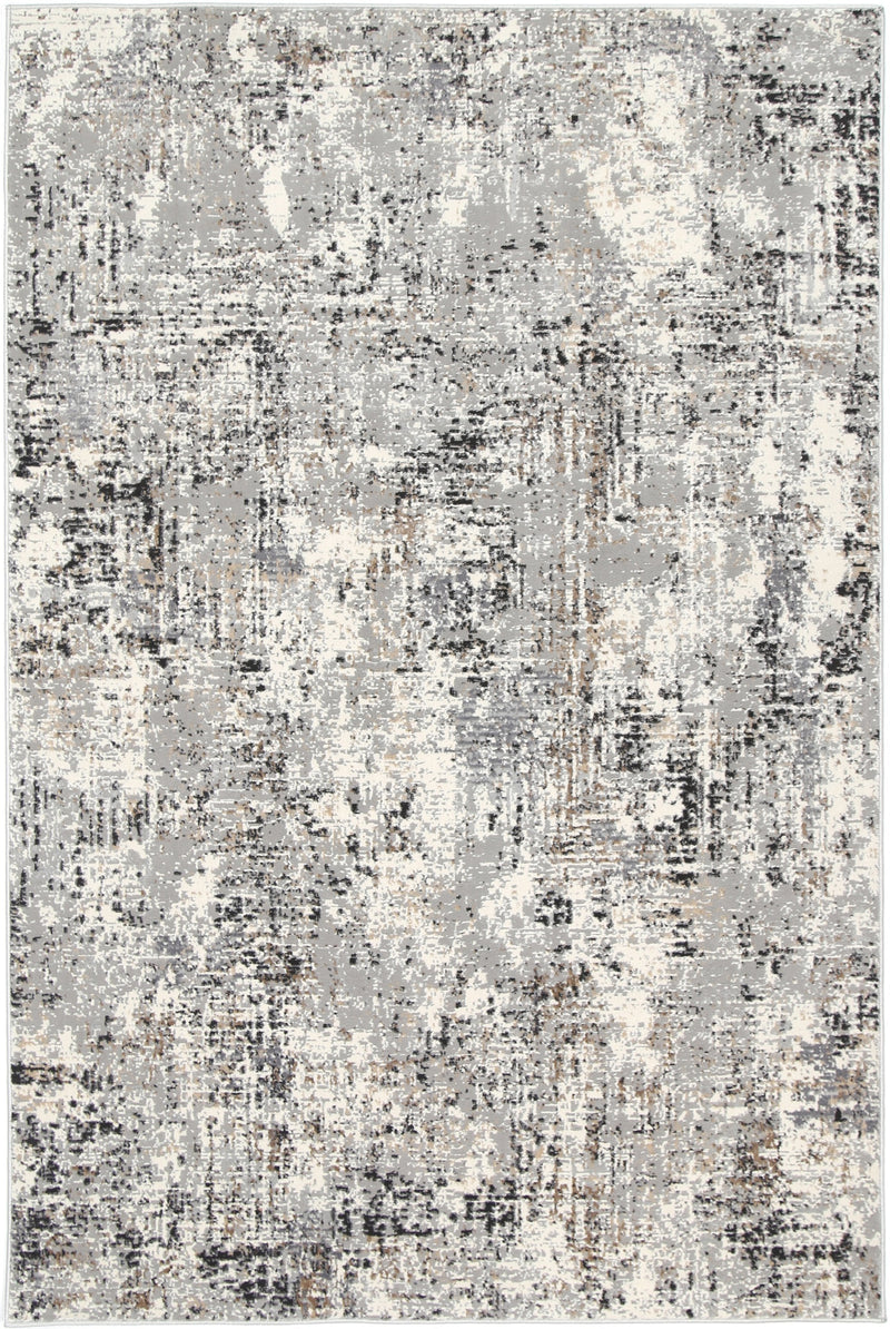 Amelia Grey Modern Rug 80x300 cm