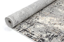 Amelia Grey Modern Rug 80x300 cm