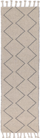 Leilani Diamond Tassel Ash Rug 200x290cm