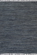 Metro Grey Modern Leather Rug 240x240cm