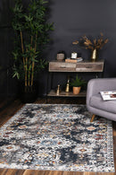 Talulla Oriental Dark Blue Rug 280x380cm