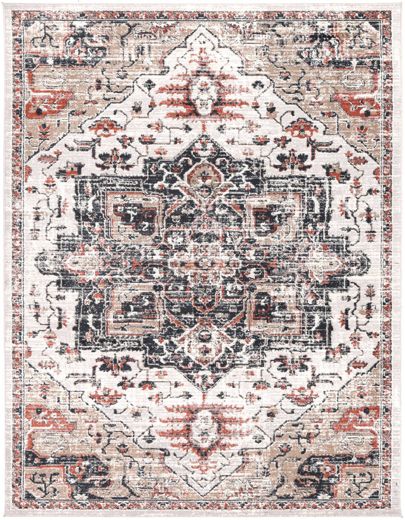 Talulla Oriental Light Grey Rug 280x380cm