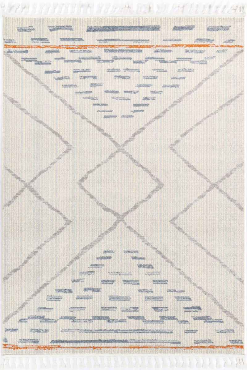 Pasto Tribal Light Grey Rug 160x230cm