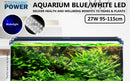 Dynamic Power 27W Aquarium Blue White LED Light for Tank 95-115cm