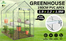 Home Ready Apex 1.9x1.2x1.9M Garden Greenhouse Walk-In Shed PVC