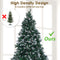 Home Ready 6Ft 180cm 930 tips Green Snowy Christmas Tree Xmas Pine Cones