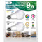 MV SMART BULB 9W E27 TWIN PACK  (apple app only )