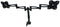 Two-Screen 10-25" Desk Monitor TV Plasma LED LCD Work Mount