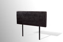 PU Leather Queen Bed Headboard Bedhead - Black