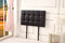 PU Leather Single Bed Deluxe Headboard Bedhead - Black