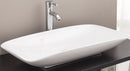 Bathroom Ceramic Rectangular Above Countertop Basin for Vanity