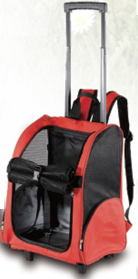 Dog Pet Safety Transport Carrier Backpack Trolley - Coll Online