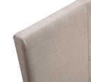 King Linen Fabric Bed Frame Beige