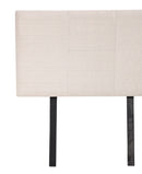 Linen Fabric Single Bed Headboard Bedhead - Beige