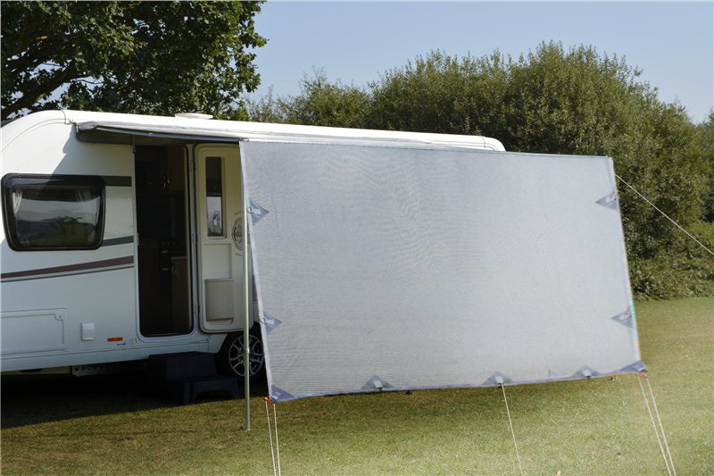 3.4m Caravan Privacy Screen Side Sunscreen Sun Shade for 12' Roll Out Awning