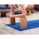 2x ECO-Friendly Cork Yoga Block Organic Yoga Prop Accessory Exercise Brick