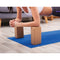 2x ECO-Friendly Cork Yoga Block Organic Yoga Prop Accessory Exercise Brick