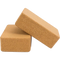 2x ECO-Friendly Cork Yoga Block Organic Yoga Prop Accessory Exercise Brick