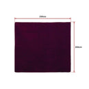 230x200cm Floor Rugs Large Shaggy Rug Area Carpet Bedroom Living Room Mat - Burgundy